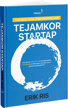 Tejamkor startap kitobi muqovasi